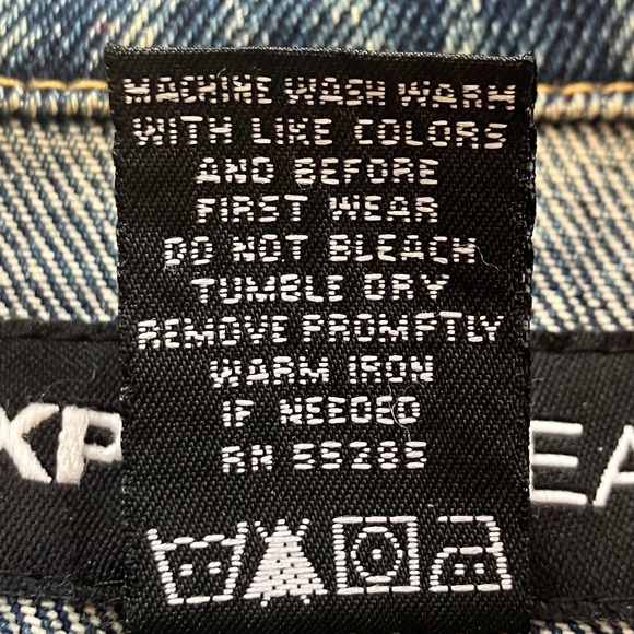 Express Jeans Denim Jacket Cropped Sz S Like New - Picture 4 of 10